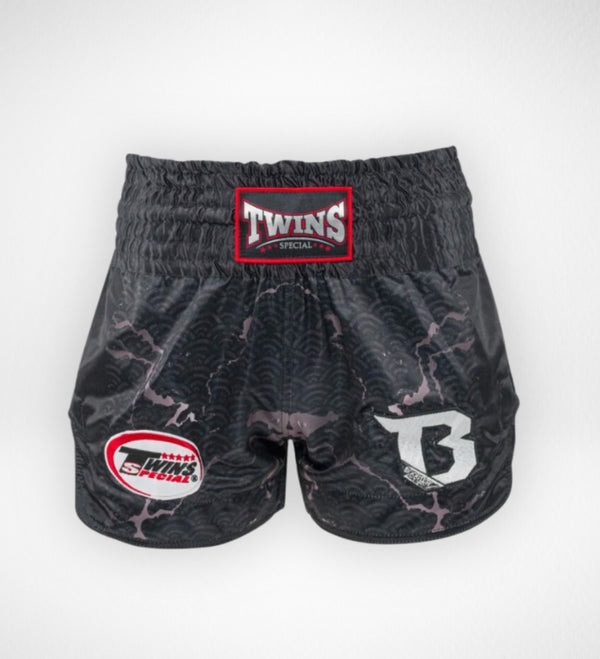Twins Muay Thai shorts TBT6 - Sort/Grå
