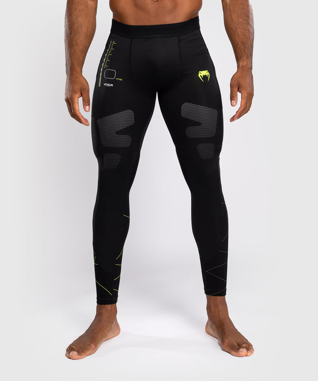 Spats da allenamento Venum Training Camp 4.0 – Nero/Verde neon