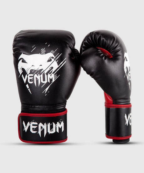 Venum Contender Kids Boxing Gloves – Black/Red/White
