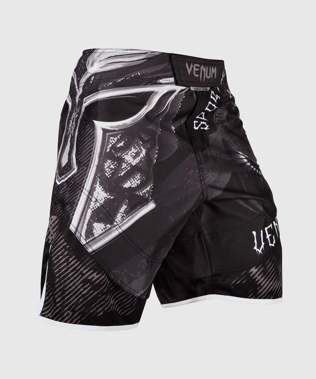 MMA trenky Venum Gladiator 3.0 – Černé/Šedé/Bílé