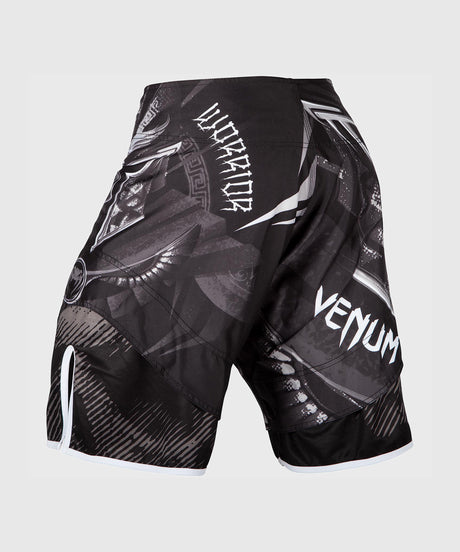 MMA trenky Venum Gladiator 3.0 – Černé/Šedé/Bílé