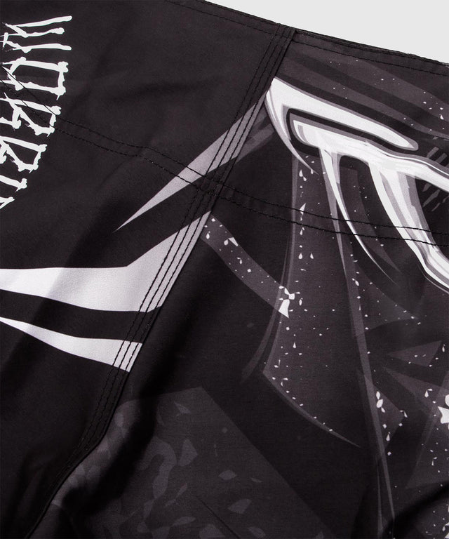 MMA trenky Venum Gladiator 3.0 – Černé/Šedé/Bílé
