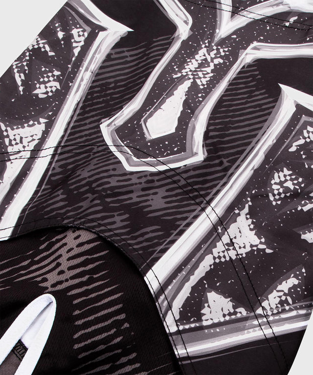 MMA trenky Venum Gladiator 3.0 – Černé/Šedé/Bílé