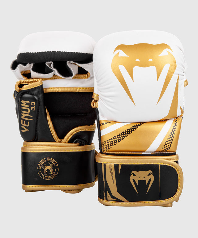 Venum MMA-handsker Challenger Sparring 3.0 – Hvid/Sort/Guld