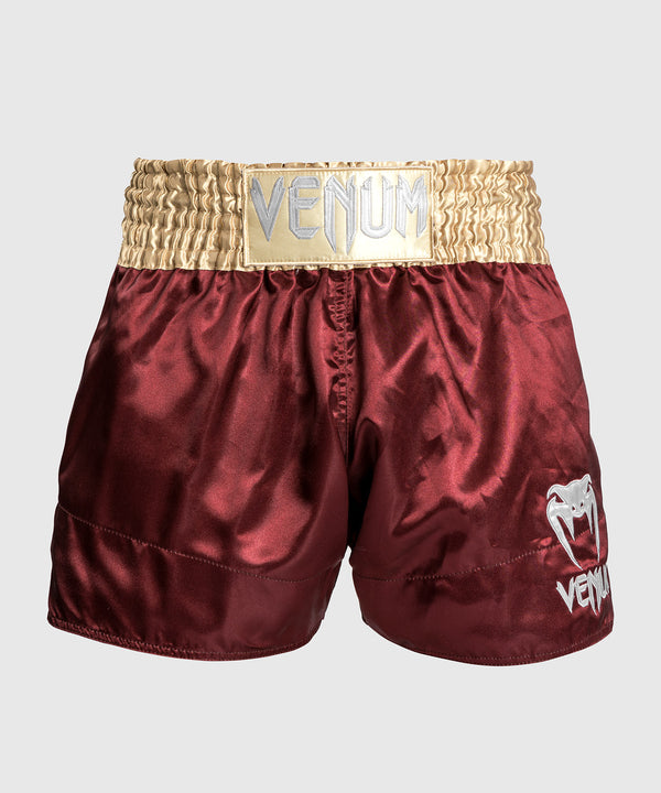 Venum Kickboxing shorts Classic 2.0 - Bordeaux Rød/Guld/Hvid