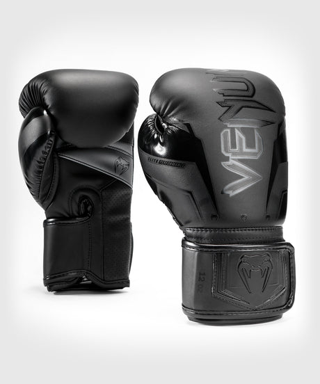 Venum Elite Evo Boxing Gloves – Black/Black