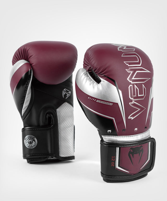 Venum Elite Evo Boxningshandskar – Röd/Silver