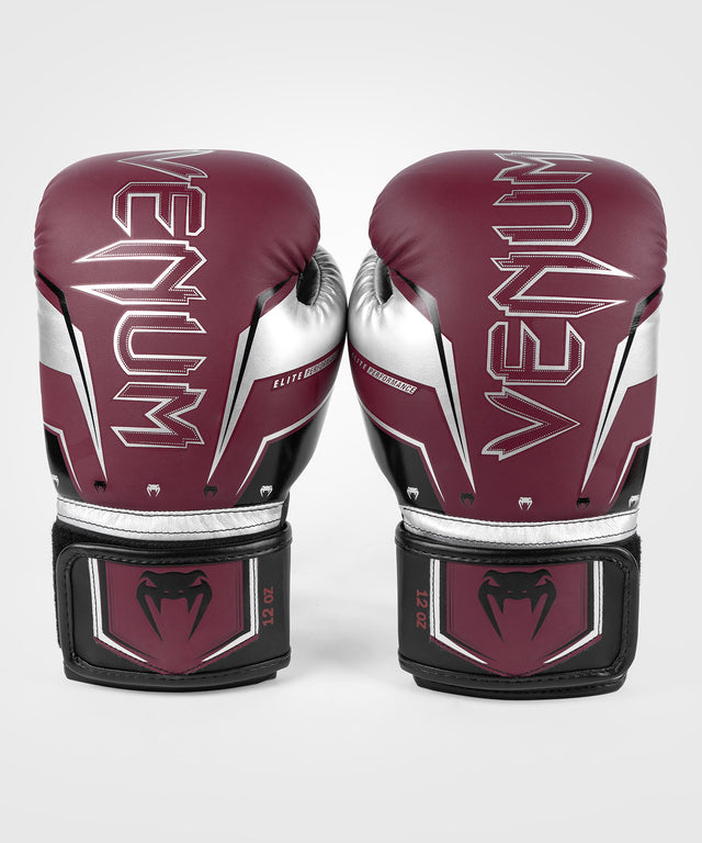 Venum Elite Evo Boxningshandskar – Röd/Silver
