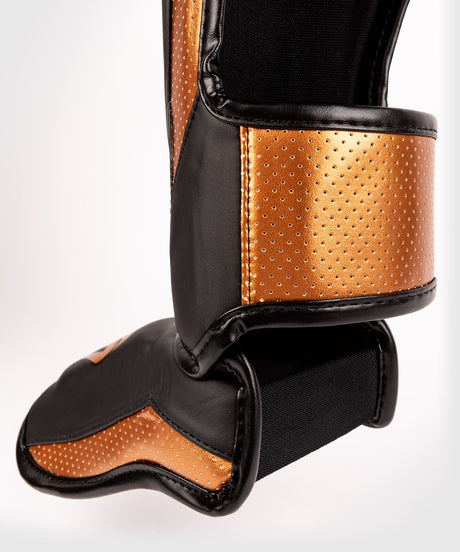 Venum Skinnebensbeskyttere Kickboxing Elite Evo – Sort/Bronze