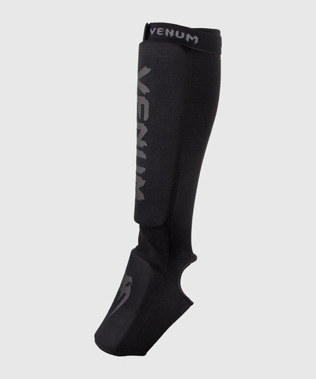 Caneleiras de kickboxing Venum Kontact – Preto/Preto
