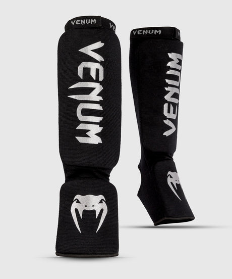 Venum Kickboks Benskydd Kontact – Svart/Silver