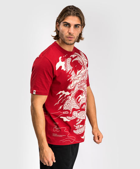 Camiseta Venum Dragon's Flight – Rojo/Crema