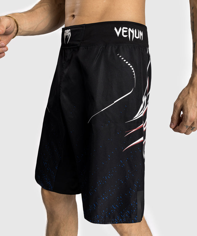 Pantaloni scurți MMA Venum x TEKKEN 8 – Jin Kazama – Albastru/Negru/Alb