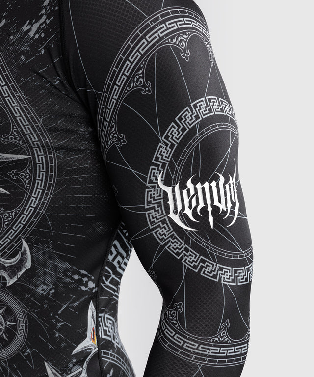 Venum Rashguard Gladiator 5.0 Långärmad – Svart/Silver