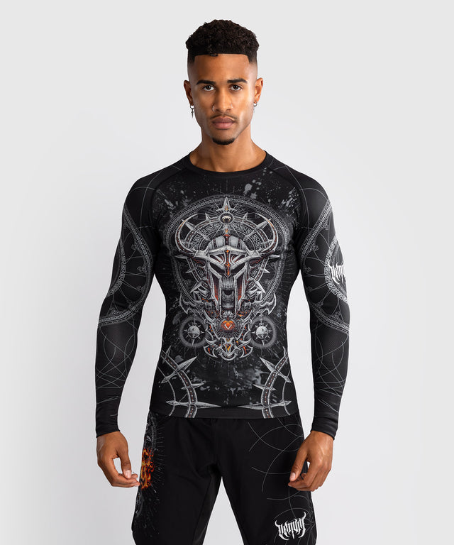 Venum Rashguard Gladiator 5.0 Långärmad – Svart/Silver