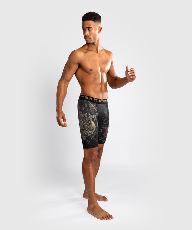 Shorts de compression Venum Santa Muerte 5.0 – Noir/Or