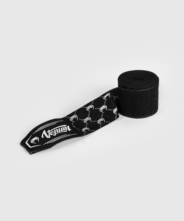 Bende da boxe Venum Monogram – Nero/Bianco