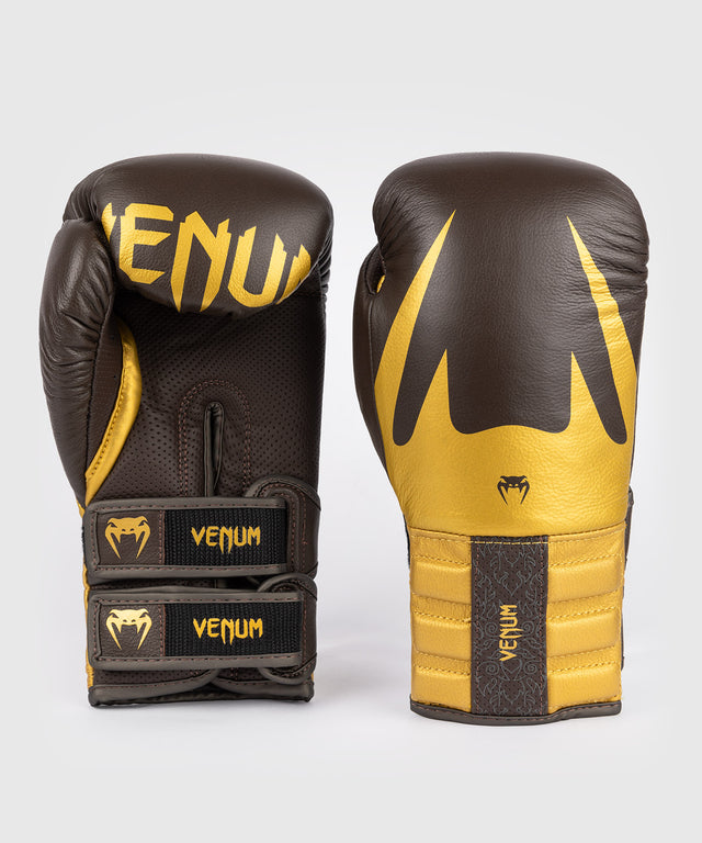 Venum Boksehandsker Reverso – Mørkebrun/guld