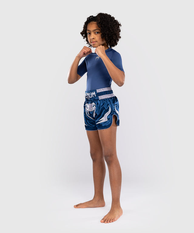 Muay Thai trenky Venum Inferno – Dětské modré
