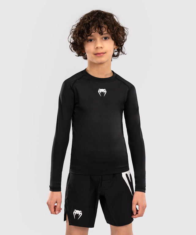 Rashguard Venum Contender Manches longues Enfant – Noir