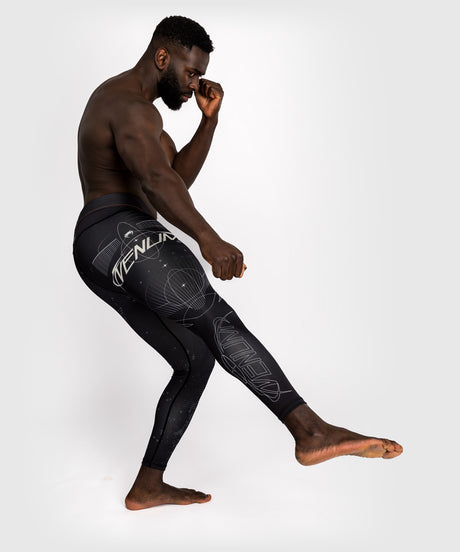 Pantaloni scurți de compresie Venum Spats Eclipse – Negru