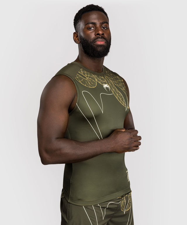 Rashguard Venum Serpenti sans manches – Kaki vert