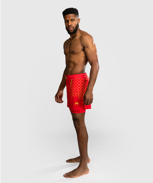 Pantaloni scurți MMA Venum x WOW FC – Roșu aprins