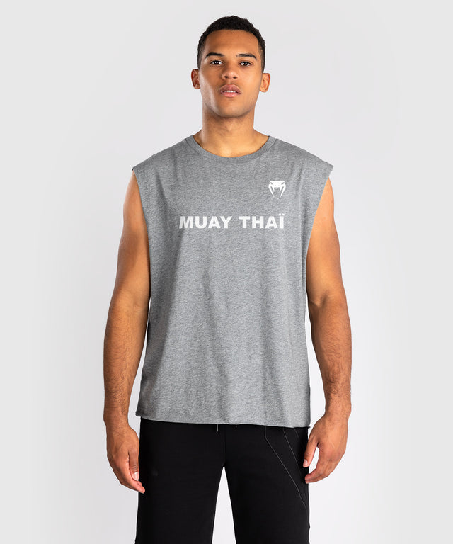 Tricou fără mâneci Muay Thai Venum – Gri