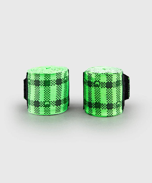 Bandaje de box Venum Tartan – Verde neon