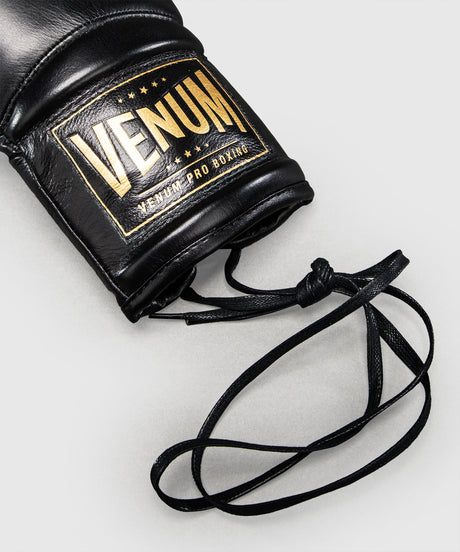 Boxerské rukavice Venum x Mike Tyson Giant 2.0 Pro – Černé/Zlaté