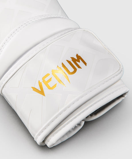 Guantes de boxeo Venum Contender 1.5 XT 3D – Blanco/Oro (VENUM-06042-717)