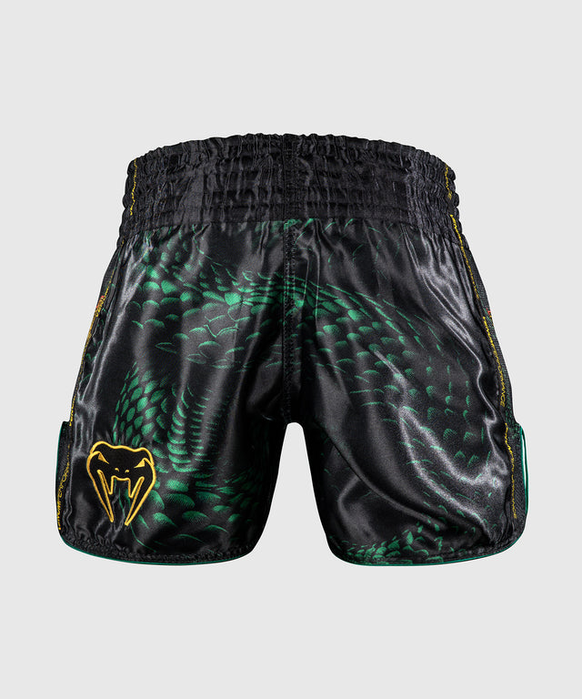 Pantaloncini Muay Thai Venum Matupa – Nero/Verde/Oro