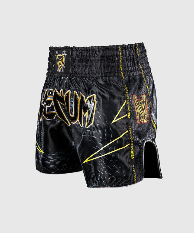 Pantaloncini Muay Thai Venum Matupa – Nero/Grigio/Oro