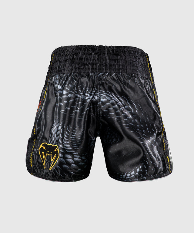 Pantaloncini Muay Thai Venum Matupa – Nero/Grigio/Oro