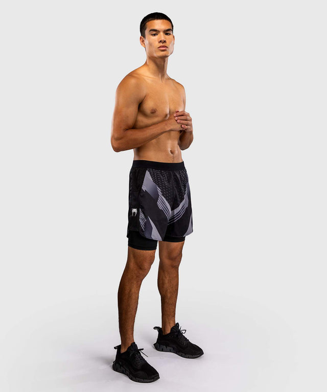 Shorts de compression Venum No-Gi 6.0 – Noir/Blanc