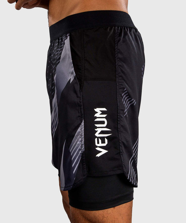 Shorts de compression Venum No-Gi 6.0 – Noir/Blanc