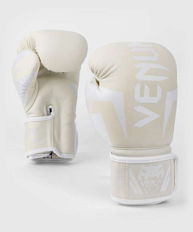 Venum Elite Boxningshandskar – Vit/Vit