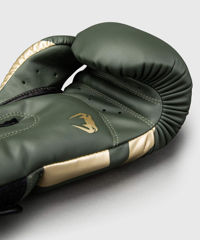Venum Elite Boksehandsker - Khaki Grøn/Guld