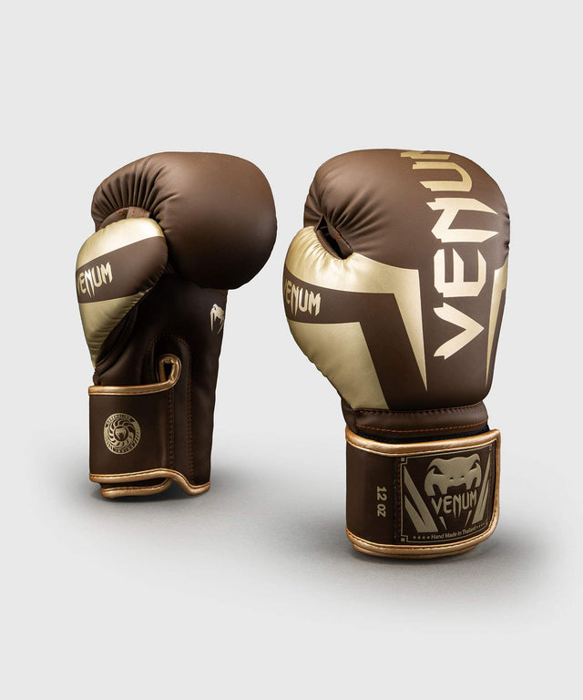 Guantes de boxeo Venum Elite – Marrón oscuro