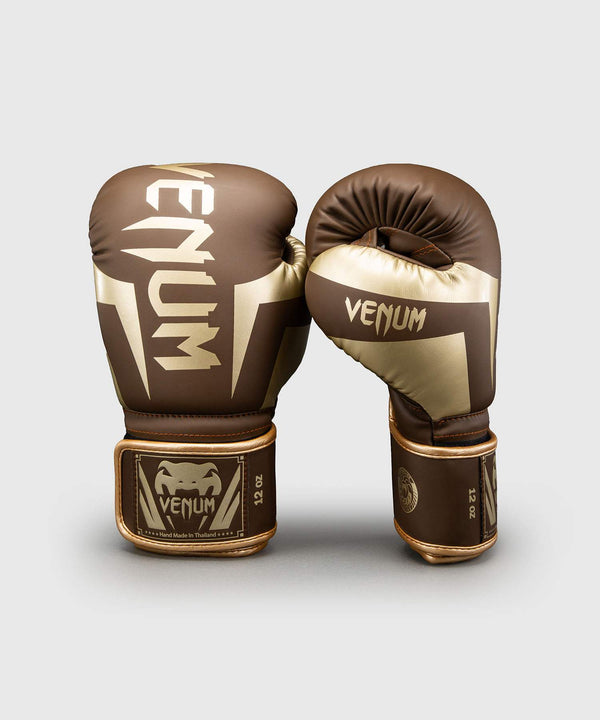 Guantes de boxeo Venum Elite – Marrón oscuro