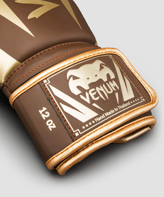 Guantes de boxeo Venum Elite – Marrón oscuro