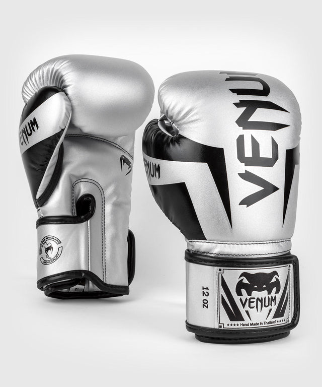 Guantoni da boxe Venum Elite – Argento/Nero