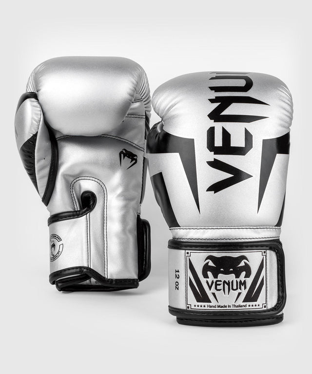 Guantoni da boxe Venum Elite – Argento/Nero