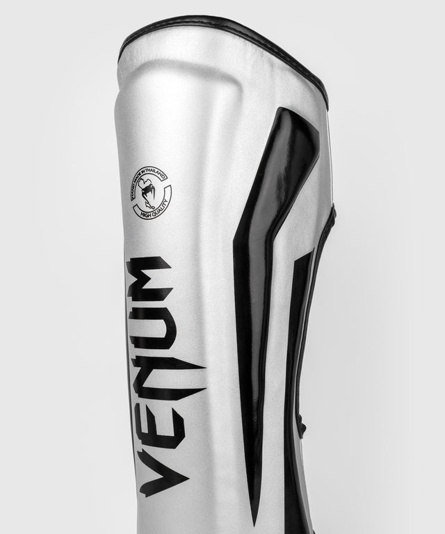 Venum Benskydd Kickboxning Elite – Silver/Svart