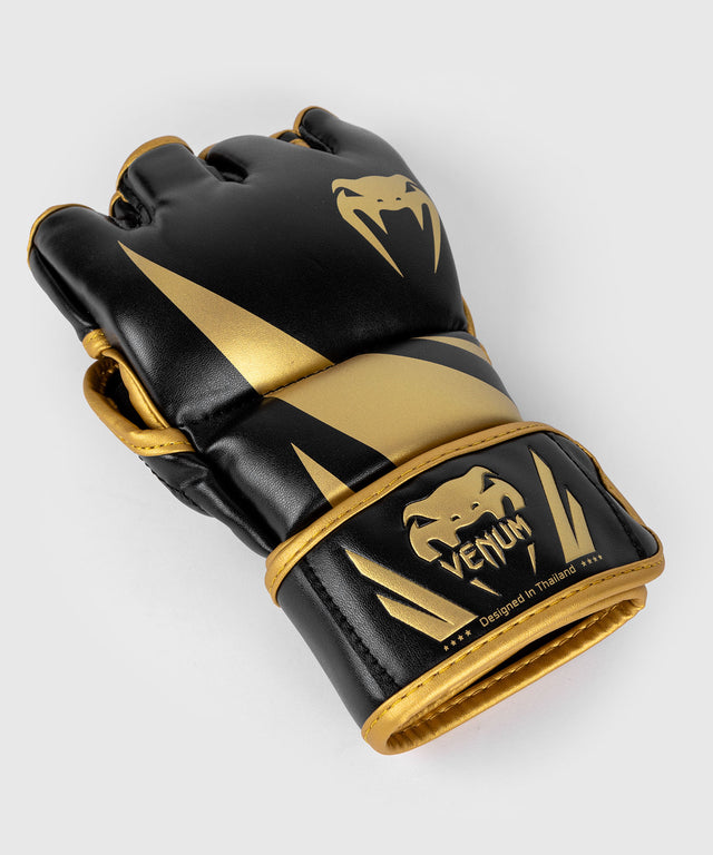 MMA rukavice Venum Challenger 2.0 – Černé/Zlaté