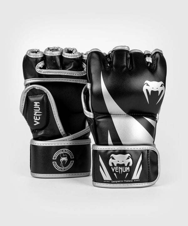 MMA rukavice Venum Challenger 2.0 – Černé/Stříbrné