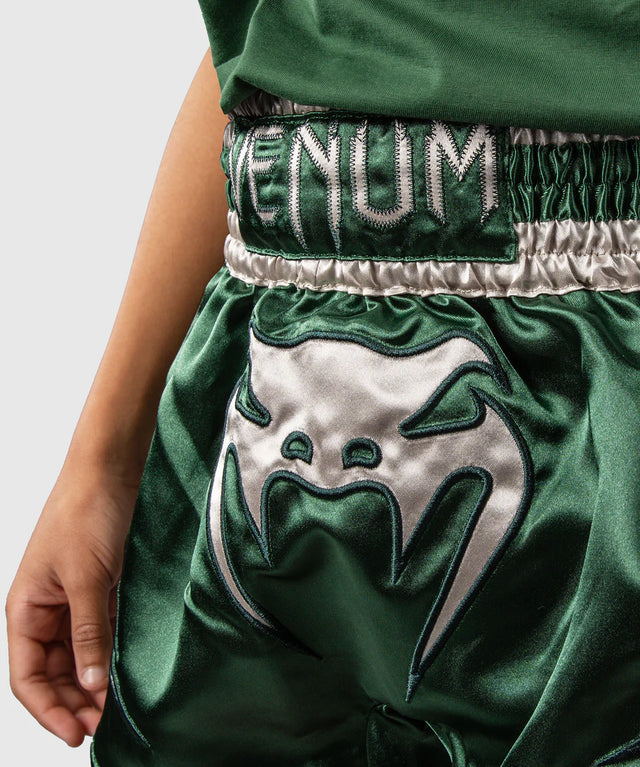 Muay Thai trenky Venum Inferno – Dětské, zelené