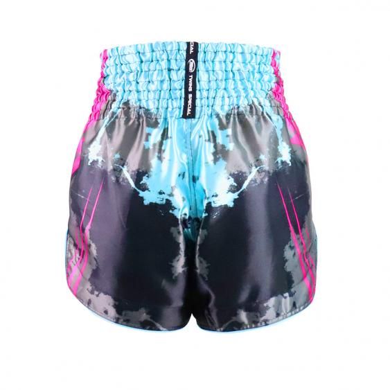 Shorts de Muay Thai Twins TTBL Candy – Rose/Noir