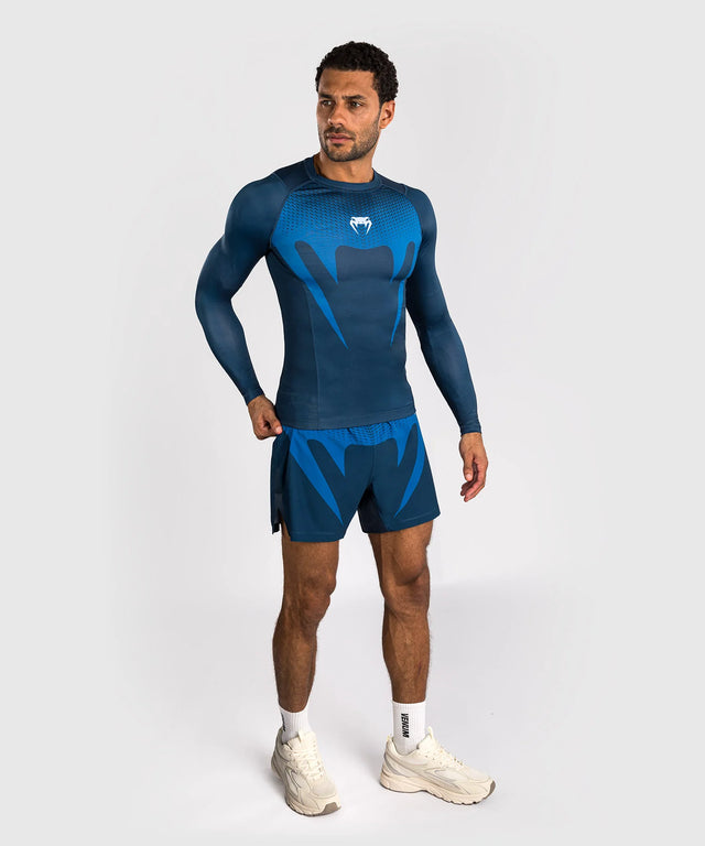 Rashguard Venum No Gi Mangas Compridas – Azul