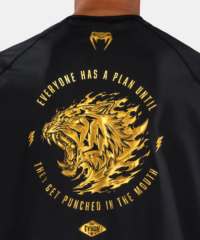 Venum x Mike Tyson Triko Tiger Dry Tech – Černé/Zlaté